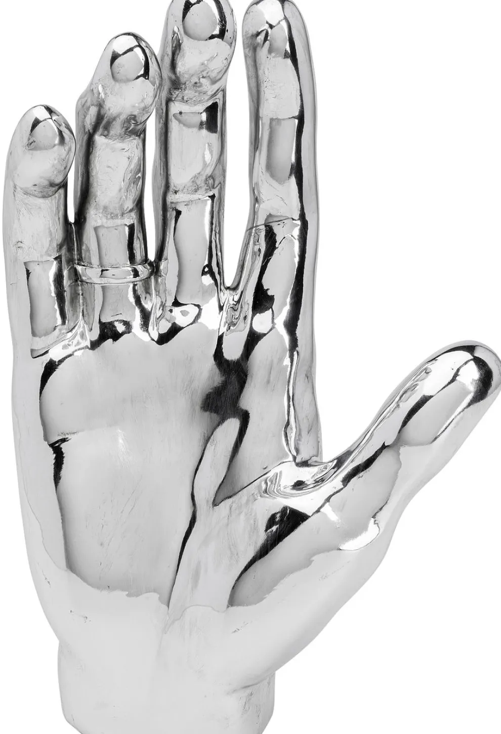 Decofiguur Mano Diamond Ring Zilver