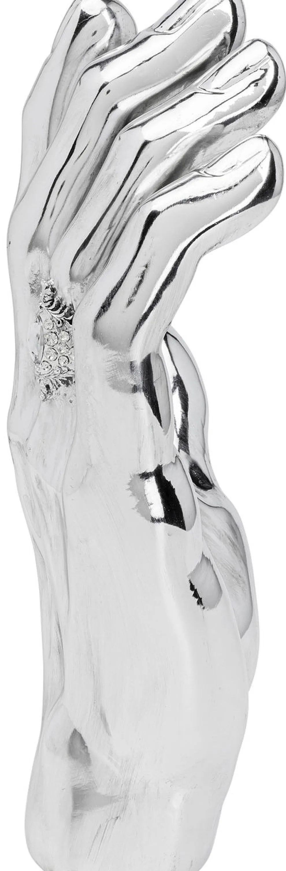 Decofiguur Mano Diamond Ring Zilver