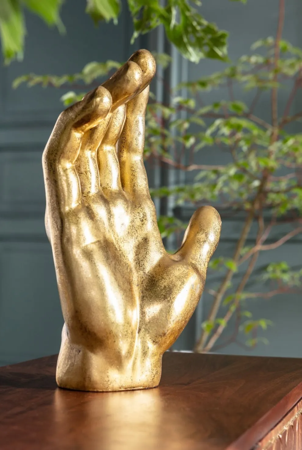 Decofiguur Mano Goud