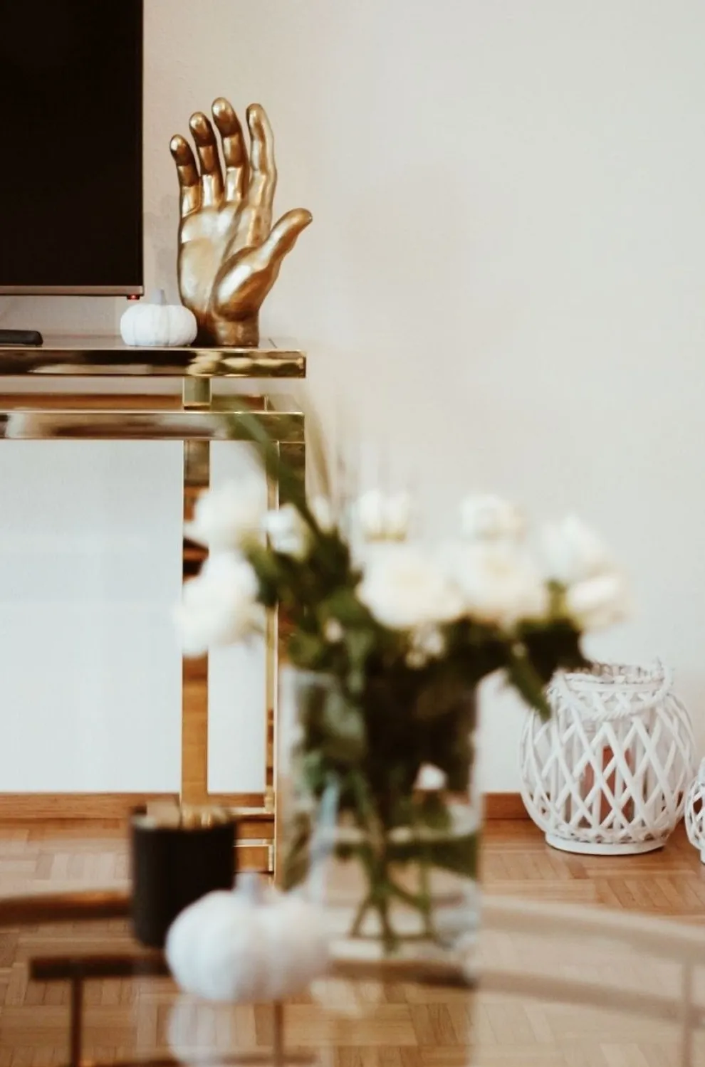 Decofiguur Mano Goud