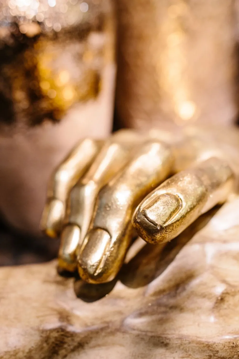 Decofiguur Mano Goud