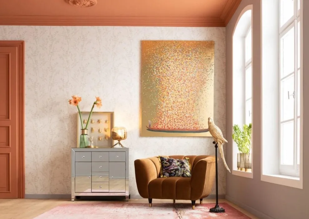 Decofiguur Parrot Goud