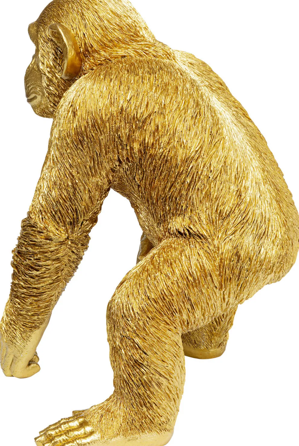Decofiguur Playing Ape Goud 50cm