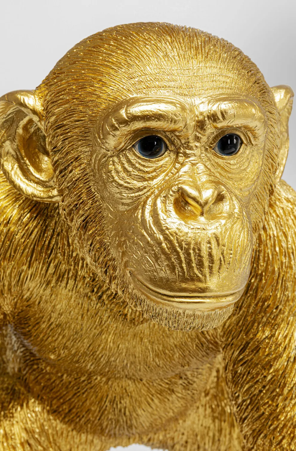 Decofiguur Playing Ape Goud 50cm