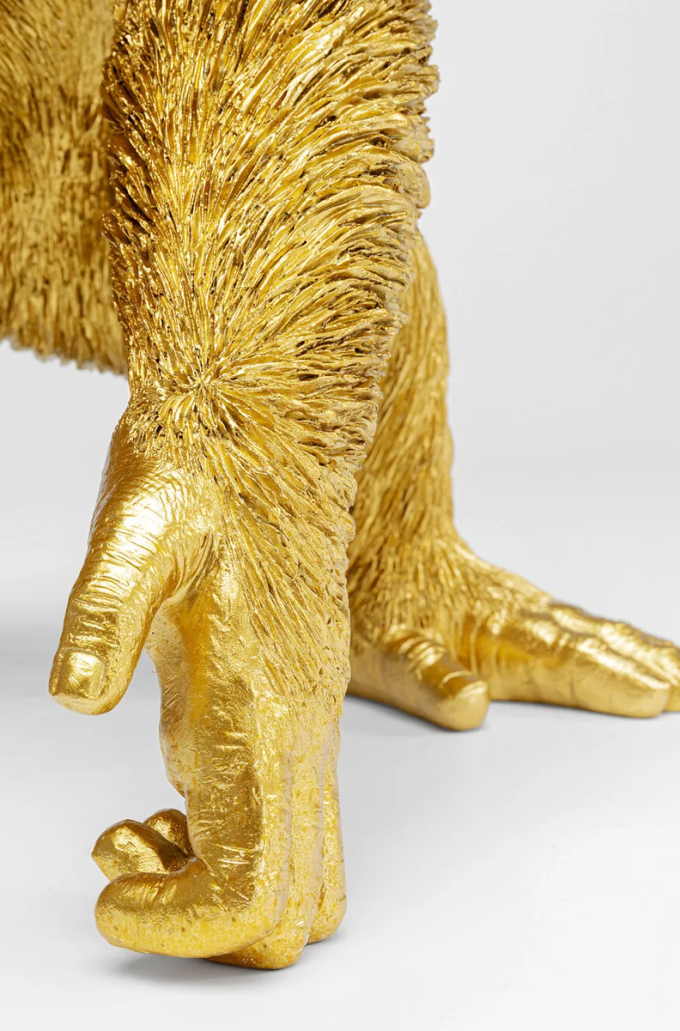 Decofiguur Playing Ape Goud 50cm