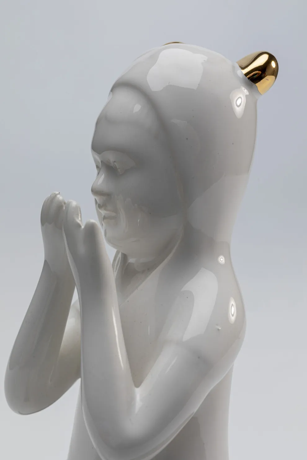 Decofiguur Praying Girl 20cm