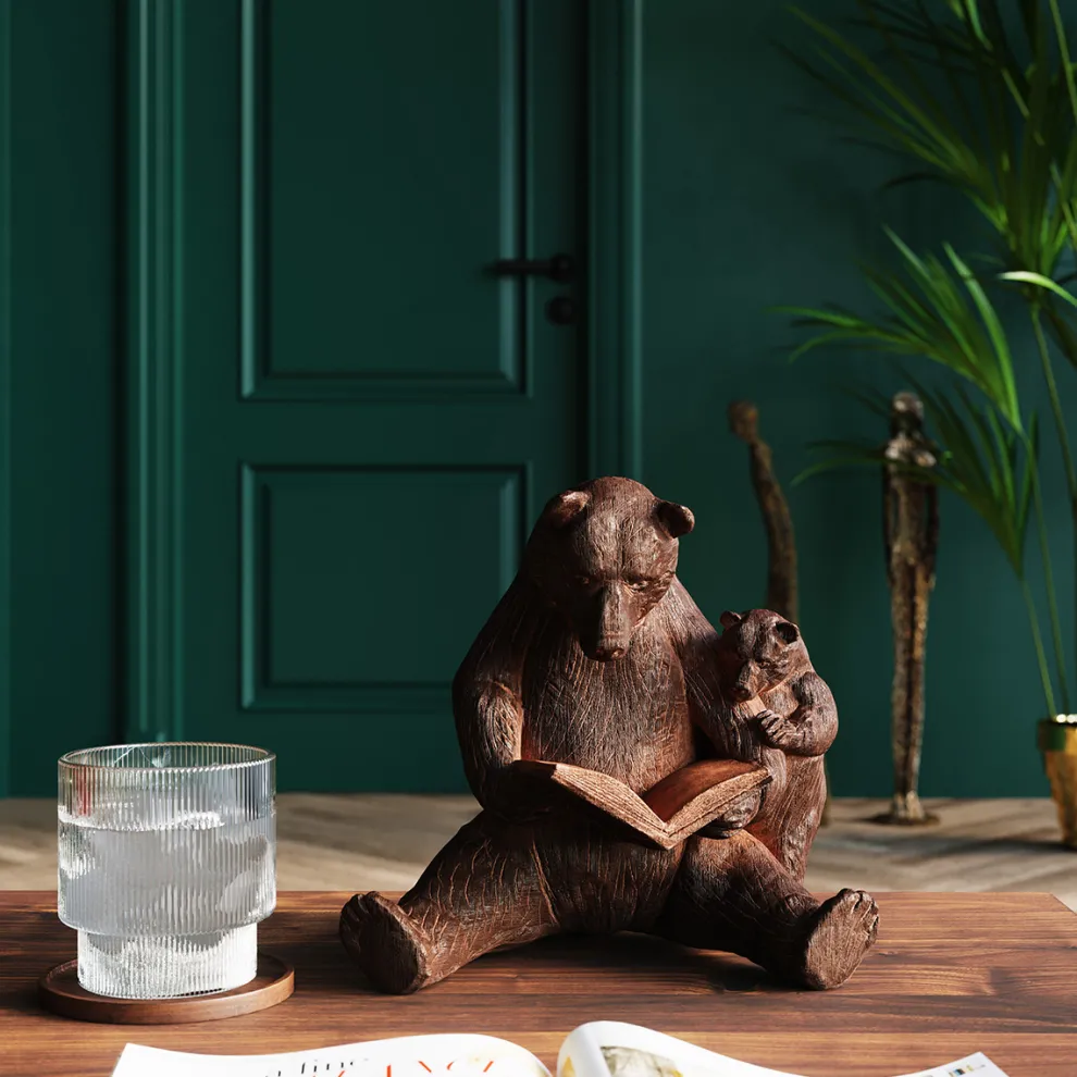 Decofiguur Reading Bears