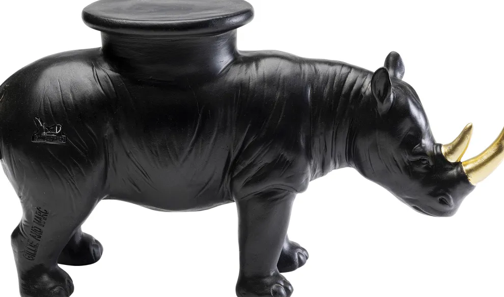Decofiguur Rhino Black 41cm