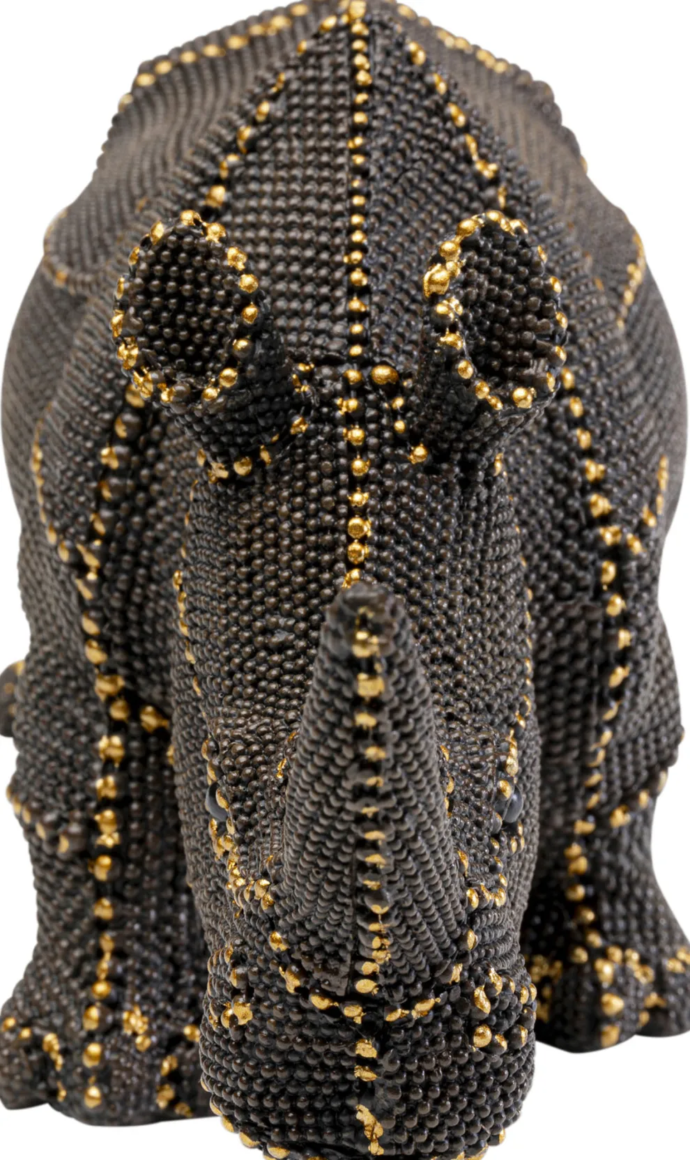 Decofiguur Rhino Rivets Pearls 26cm