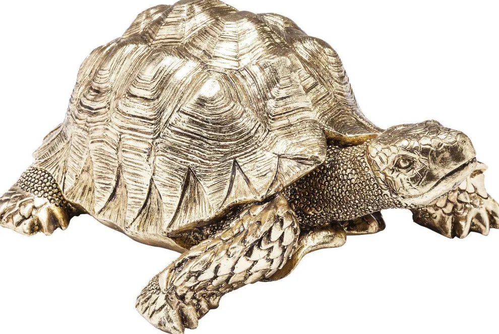 Decofiguur Schildpad Goud Klein