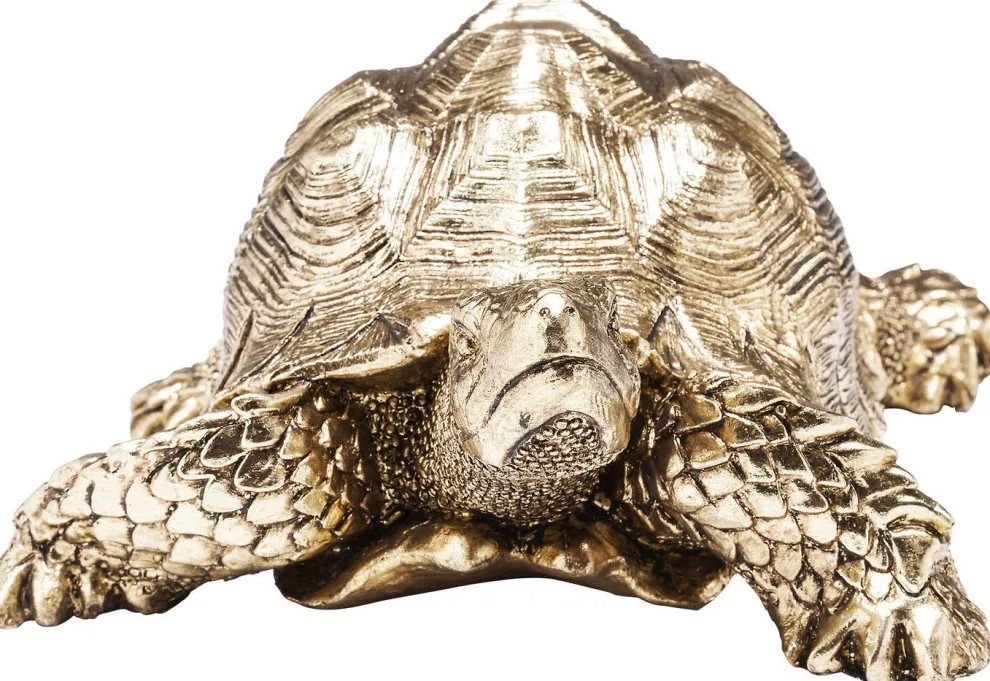 Decofiguur Schildpad Goud Klein