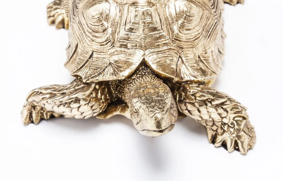 Decofiguur Schildpad Goud Klein