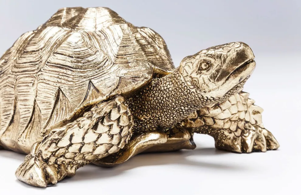 Decofiguur Schildpad Goud Klein