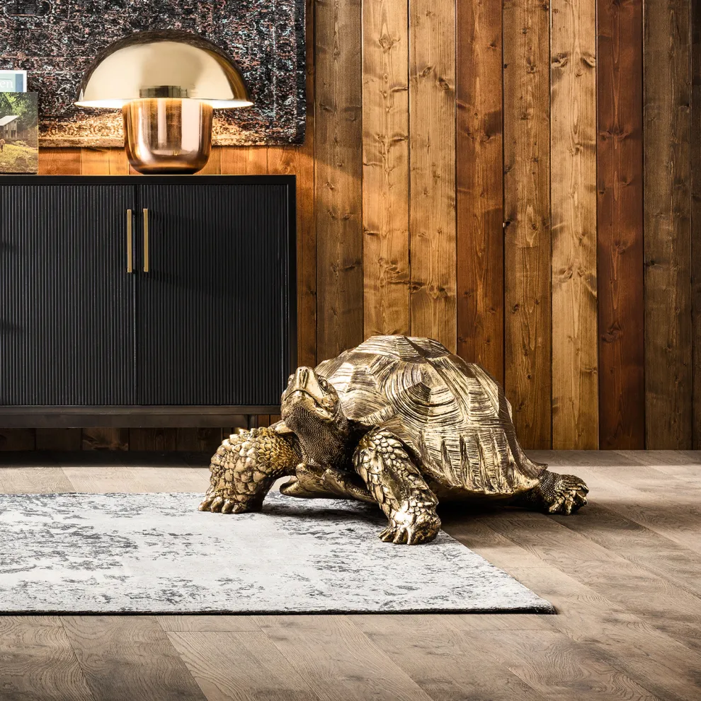 Decofiguur Schildpad Goud Groot
