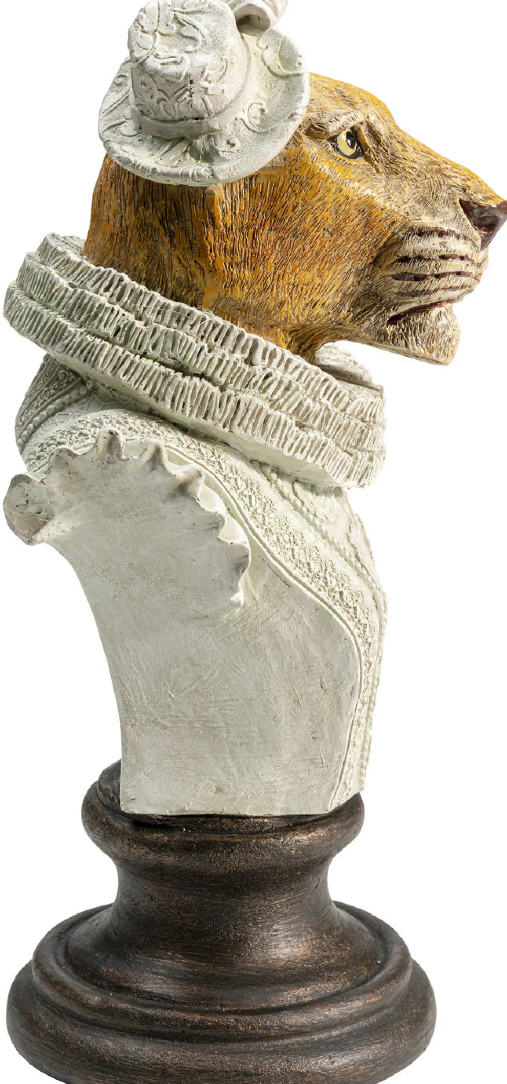 Decofiguur Sir Leopard Wit