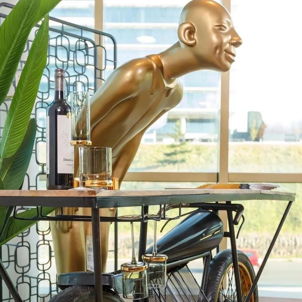 Decofiguur Welcome Guests Goud XL