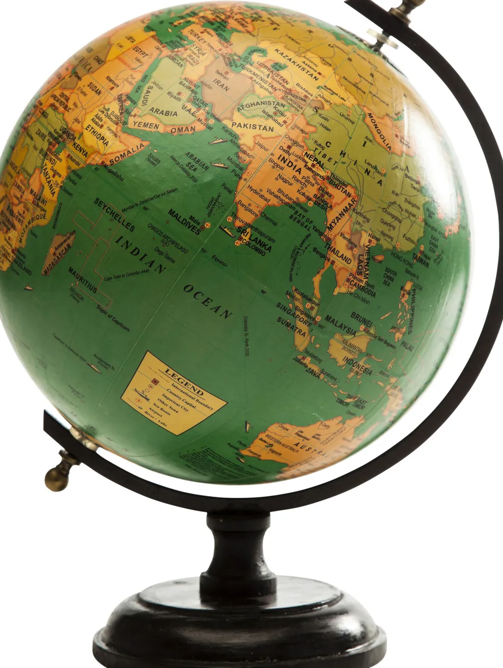 Decofiguur Wereldbol Vintage Willekeurige Kleur