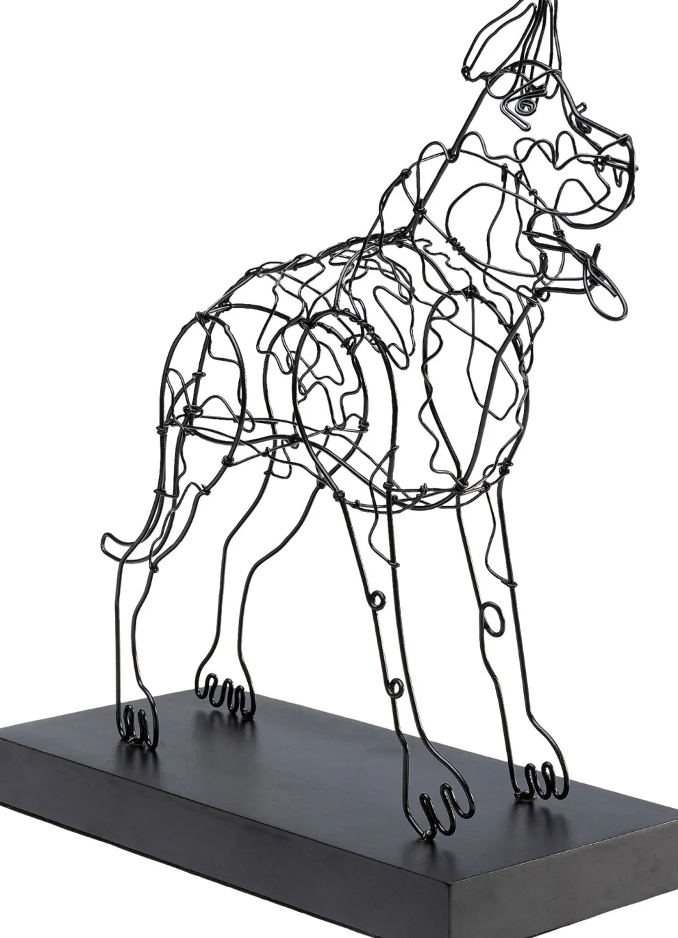 Decofiguur Wire Attack Dog 36cm