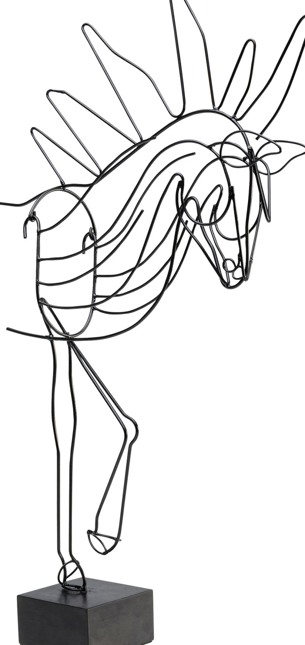Decofiguur Wire Horse 51cm
