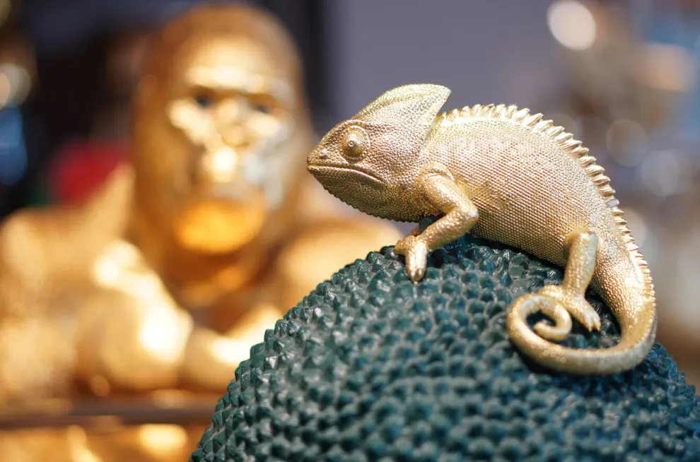 Decoratiepot Kameleon 34cm