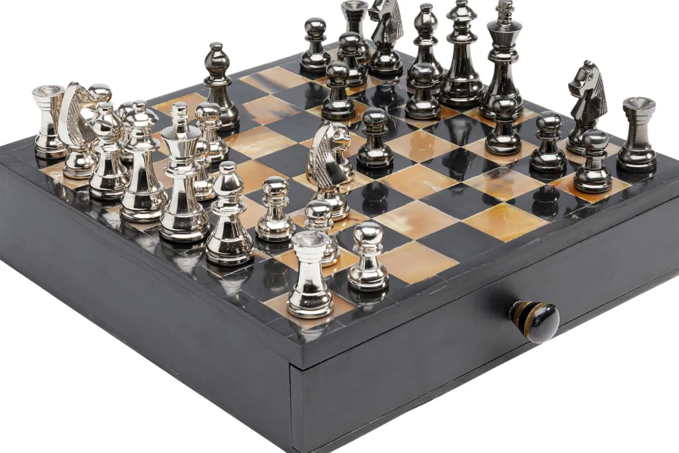 Deko Object Chess Antique 36x33cm