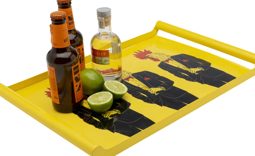 Dienblad Rooster 49x30cm