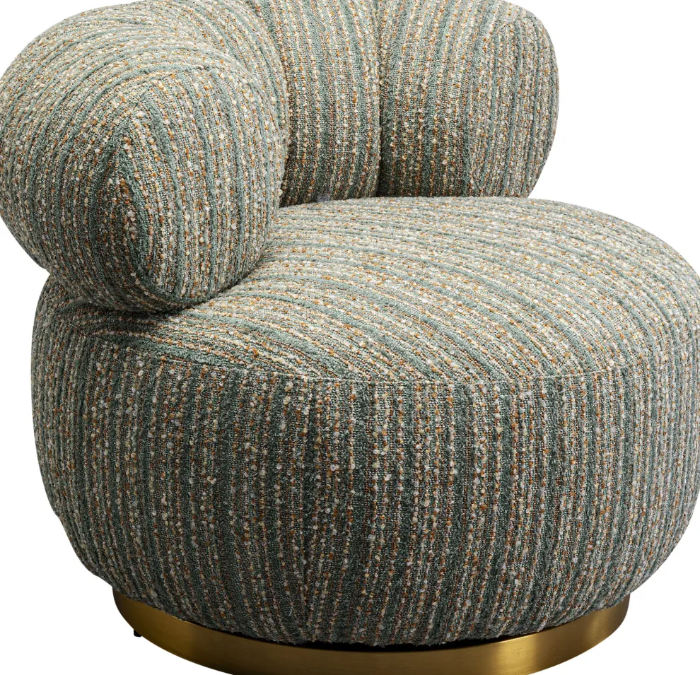 Draaibare Fauteuil Couture Stripes Blue