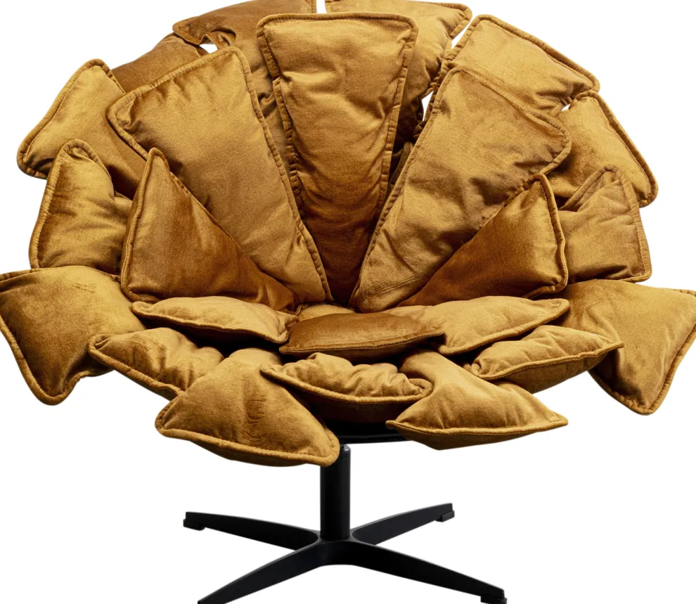 Draaibare Fauteuil + Hocker Blossom