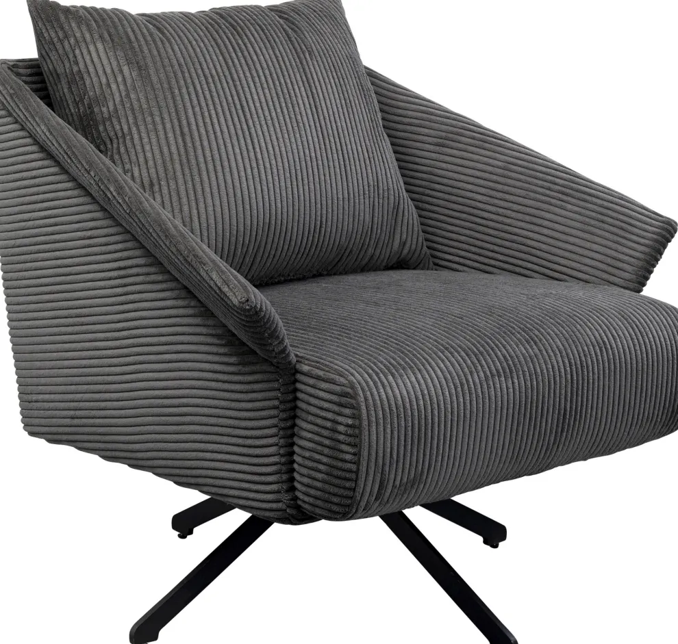 Draaibare Fauteuil Milo Grey