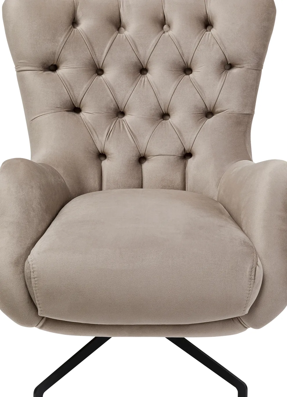 Draaifauteuil Bellissima Velvet Beige