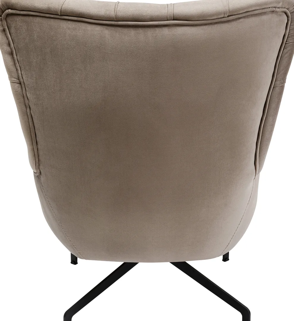 Draaifauteuil Bellissima Velvet Beige