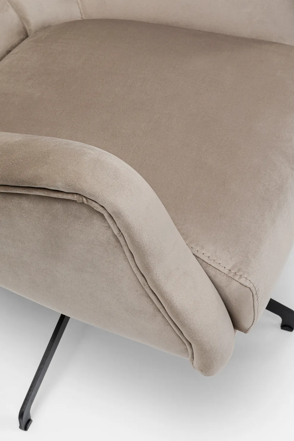 Draaifauteuil Bellissima Velvet Beige