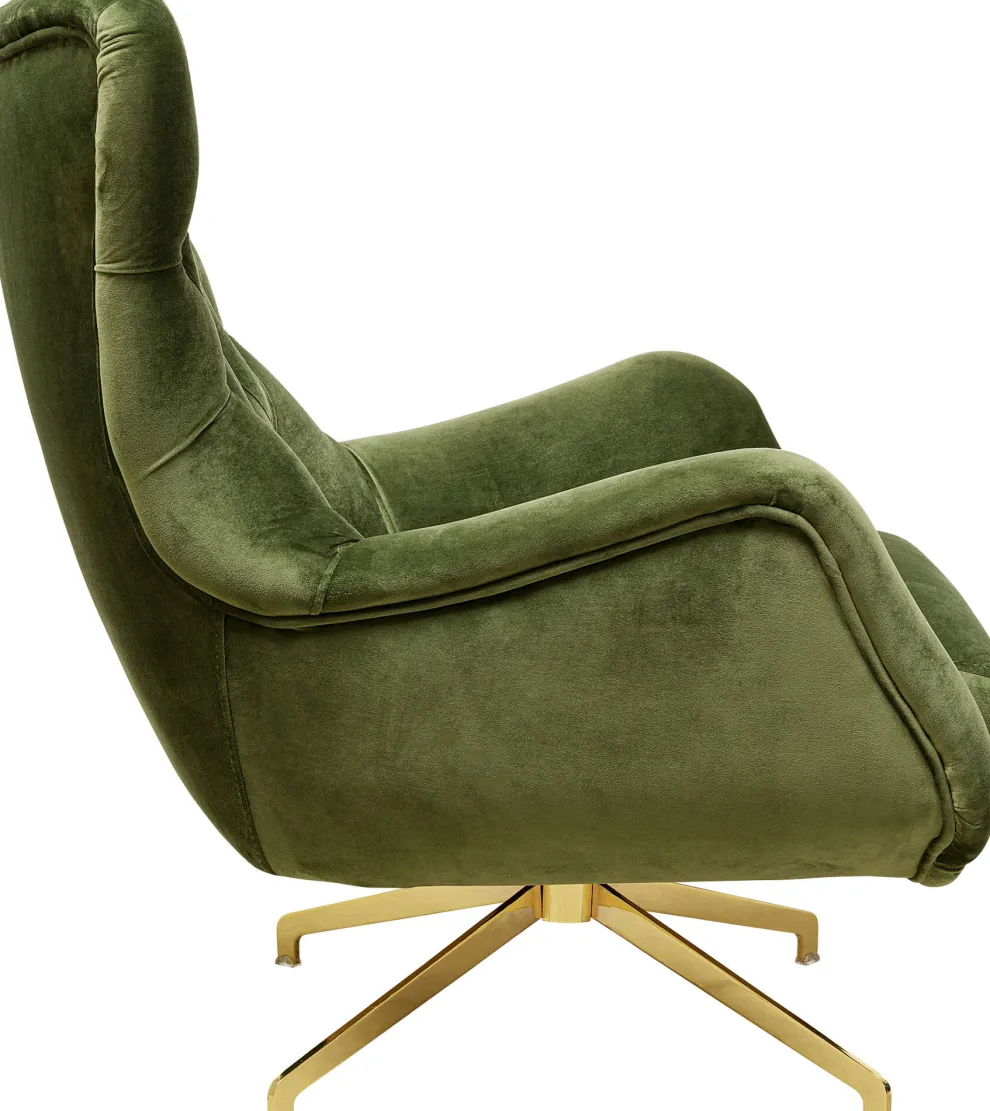 Draaifauteuil Bellissima Velvet Green