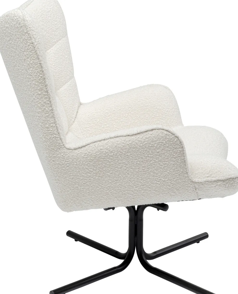 Draaifauteuil Oscar Boucle Cream