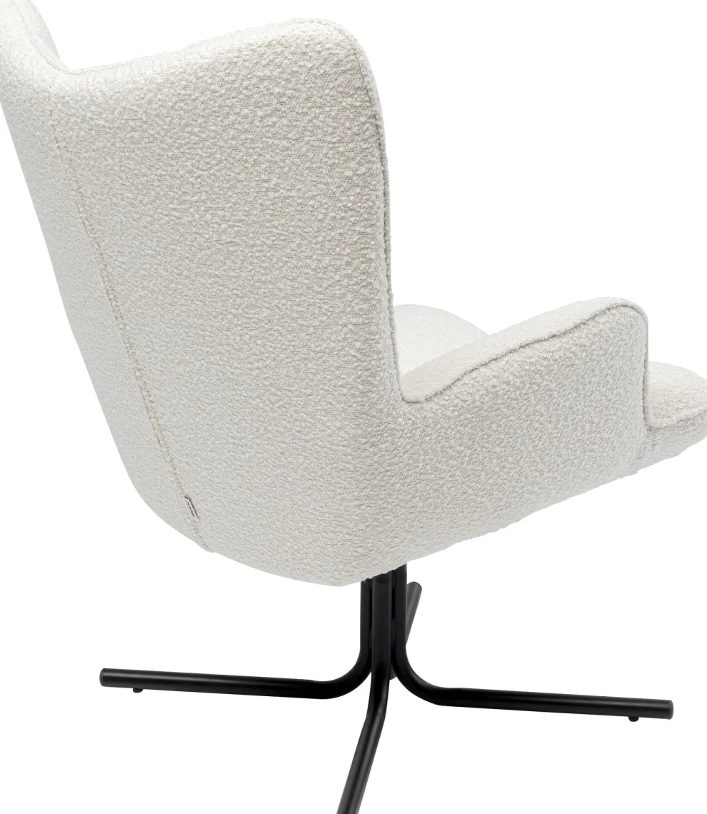 Draaifauteuil Oscar Boucle Cream