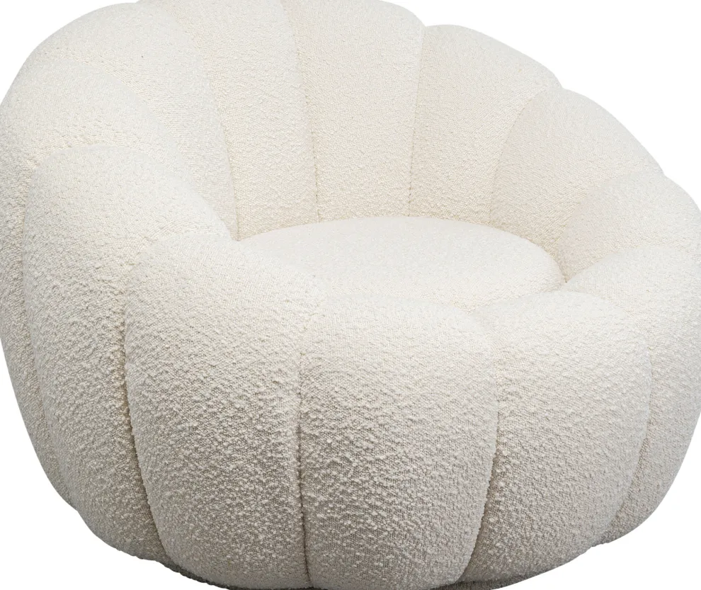 Draaifauteuil Peppo Bloom White
