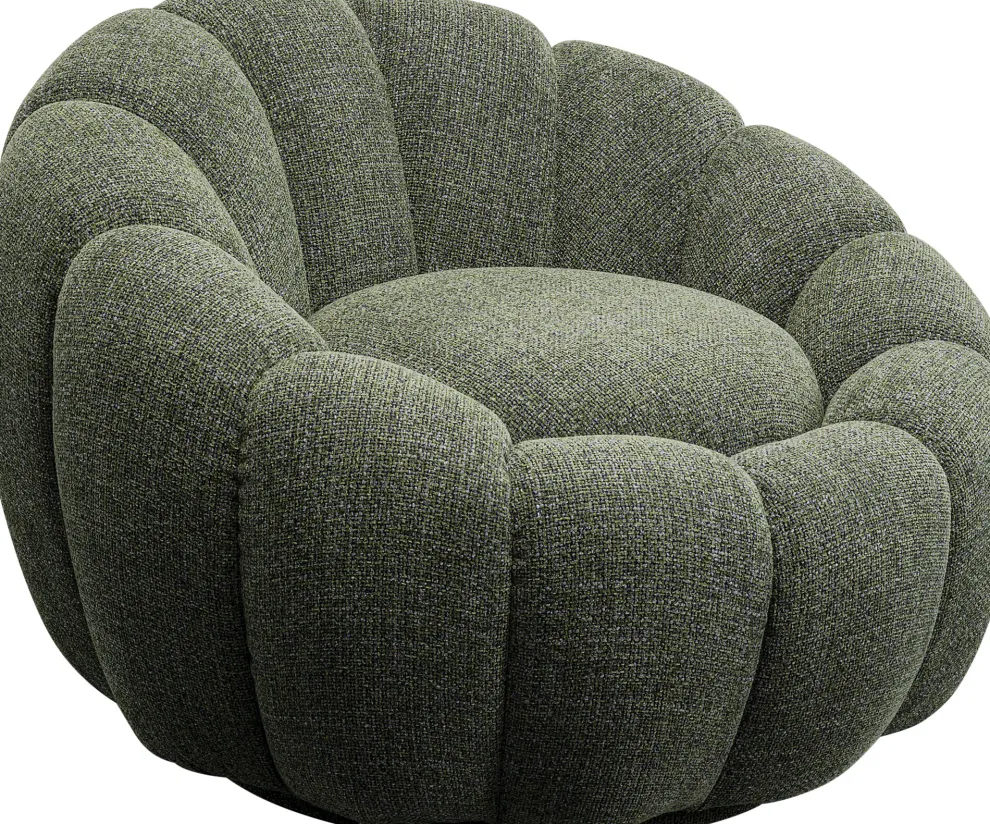 Draaifauteuil Peppo Bloom Melange Green