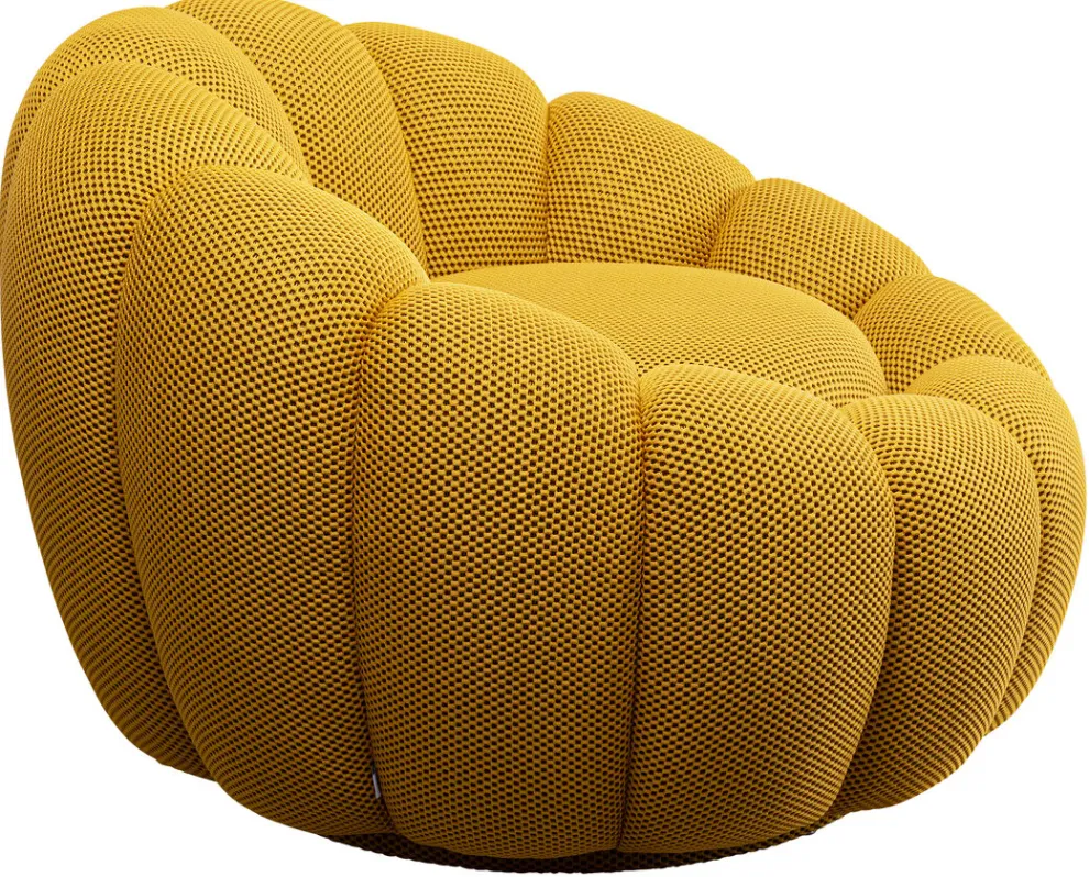 Draaifauteuil Peppo Bloom Yellow