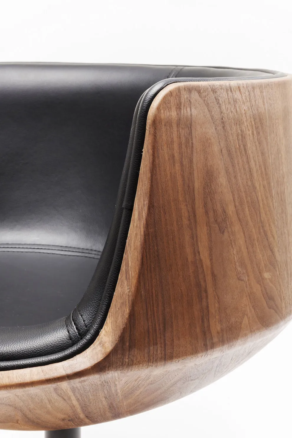 Draaistoel Club Walnoot