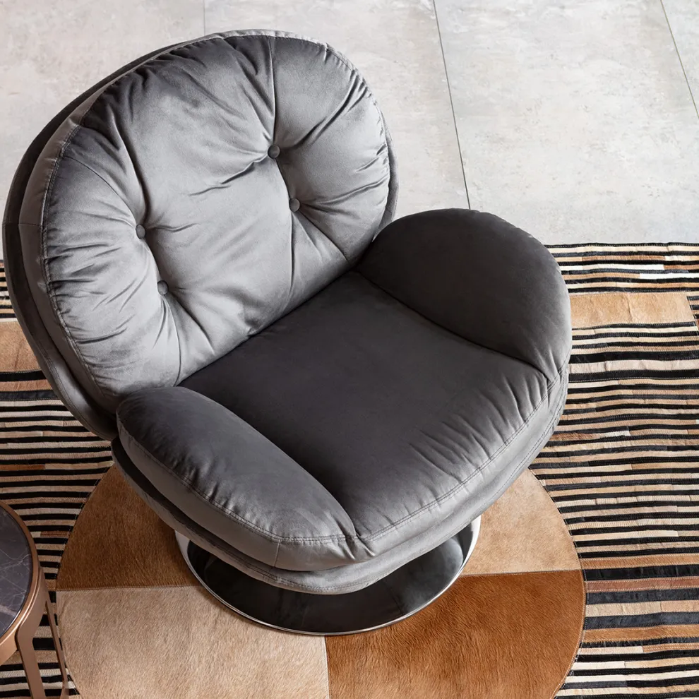 Draaistoel Cosy Grijs