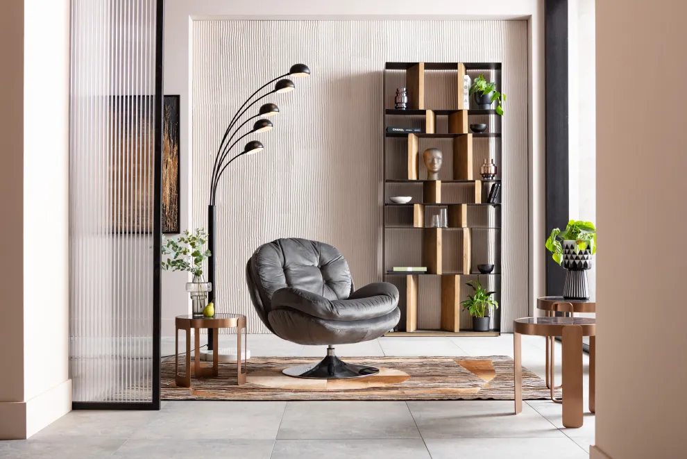 Draaistoel Cosy Grijs