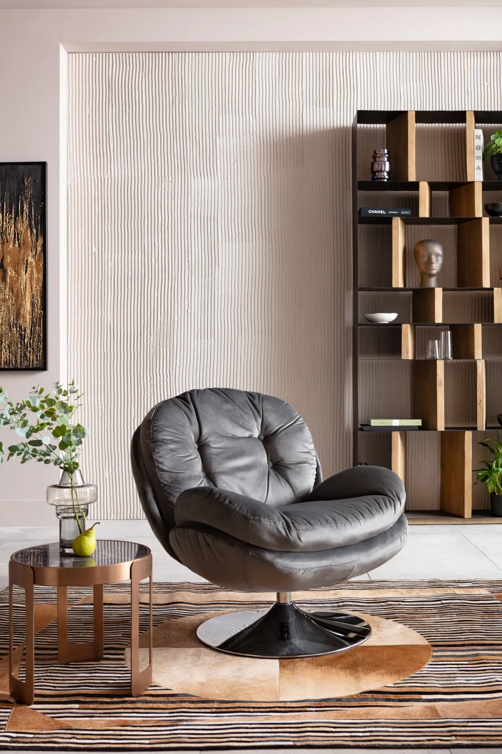 Draaistoel Cosy Grijs