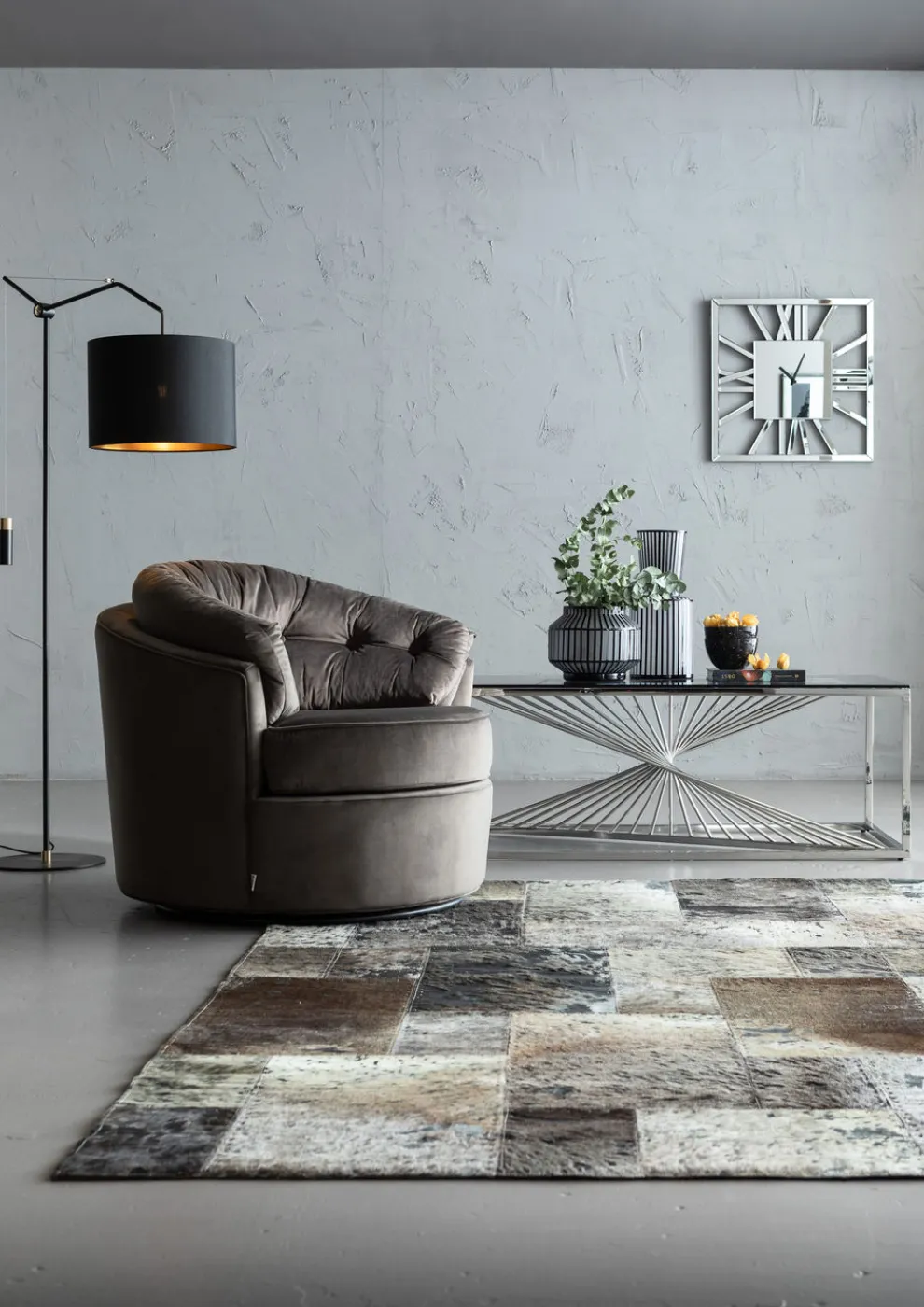 Draaistoel Music Hall Grijs