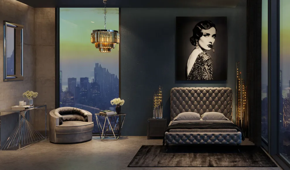 Draaistoel Music Hall Grijs