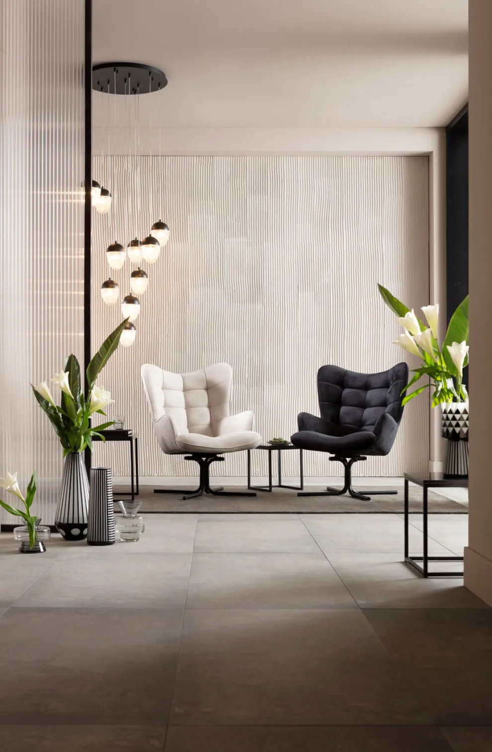 Draaistoel Oscar Velvet Black