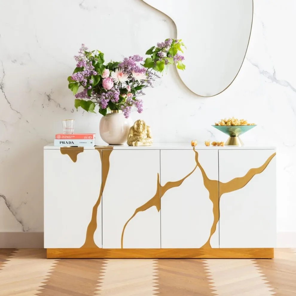 Dressoir Cracked 165x80cm