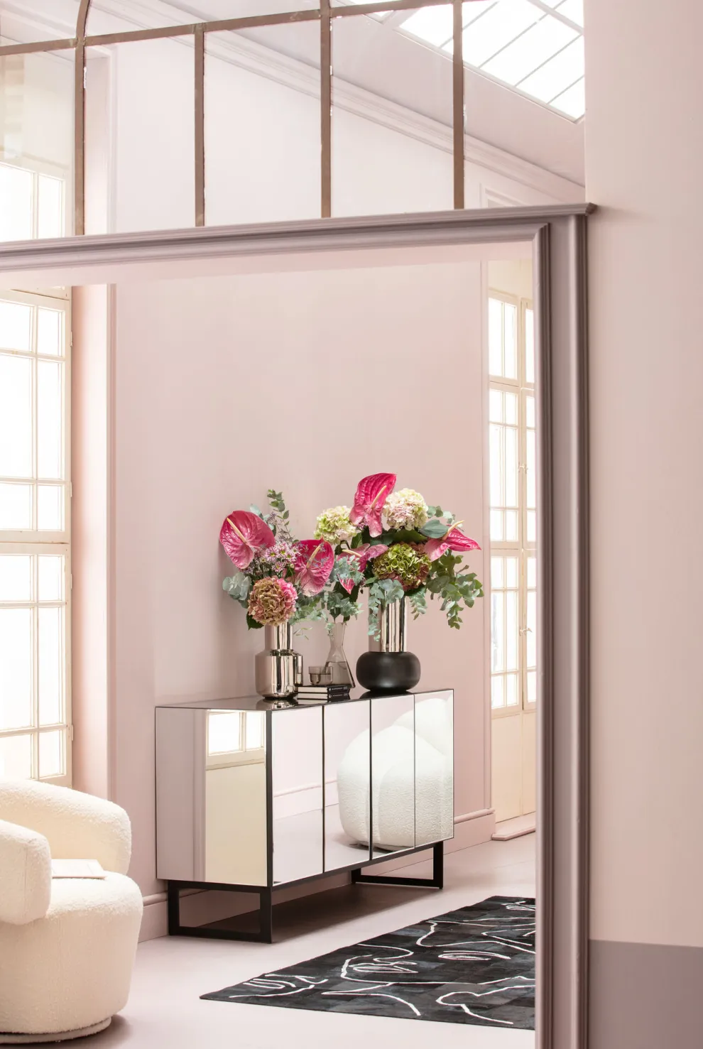 Dressoir Soran Black 160x45cm