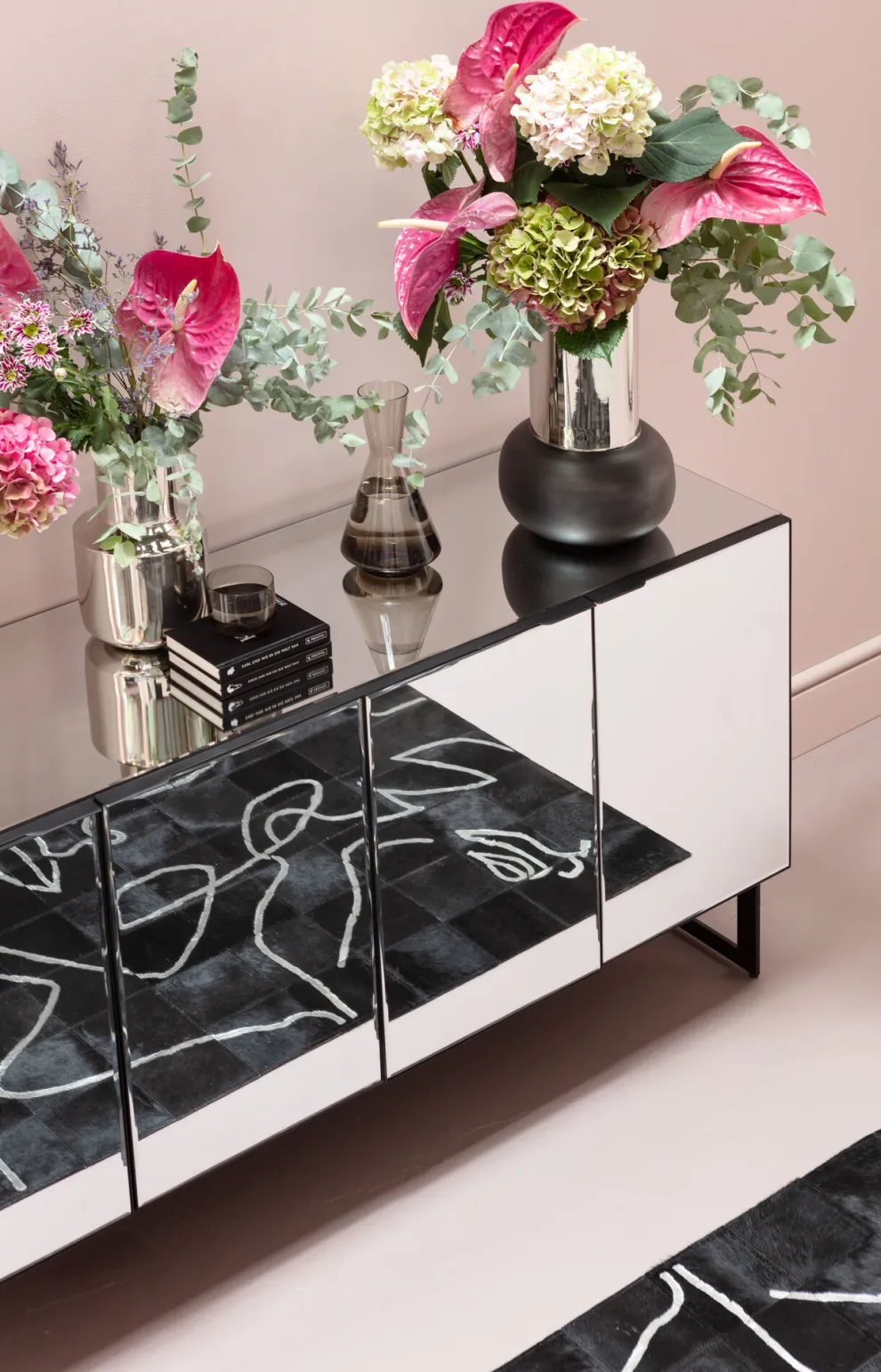 Dressoir Soran Black 160x45cm