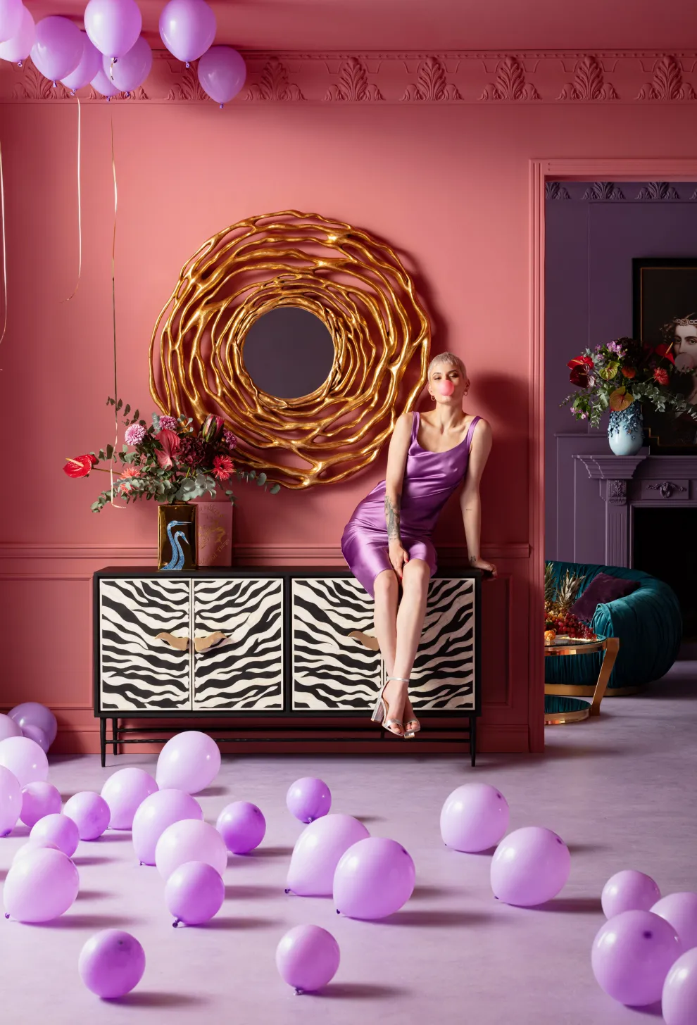 Dressoir Zebra 160x80cm