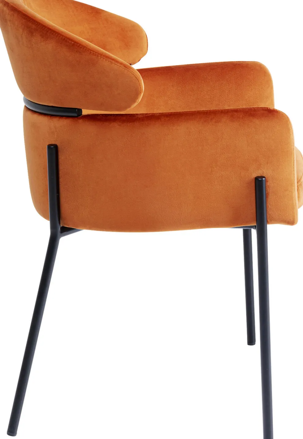 Eetkamerstoel Alexia Fluweel Oranje